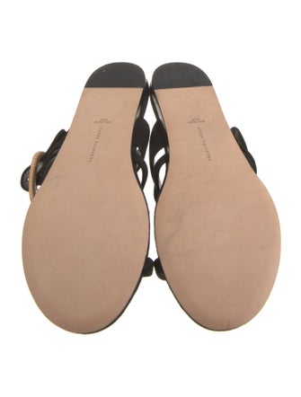Veronica Beard Suede Flip Flops
