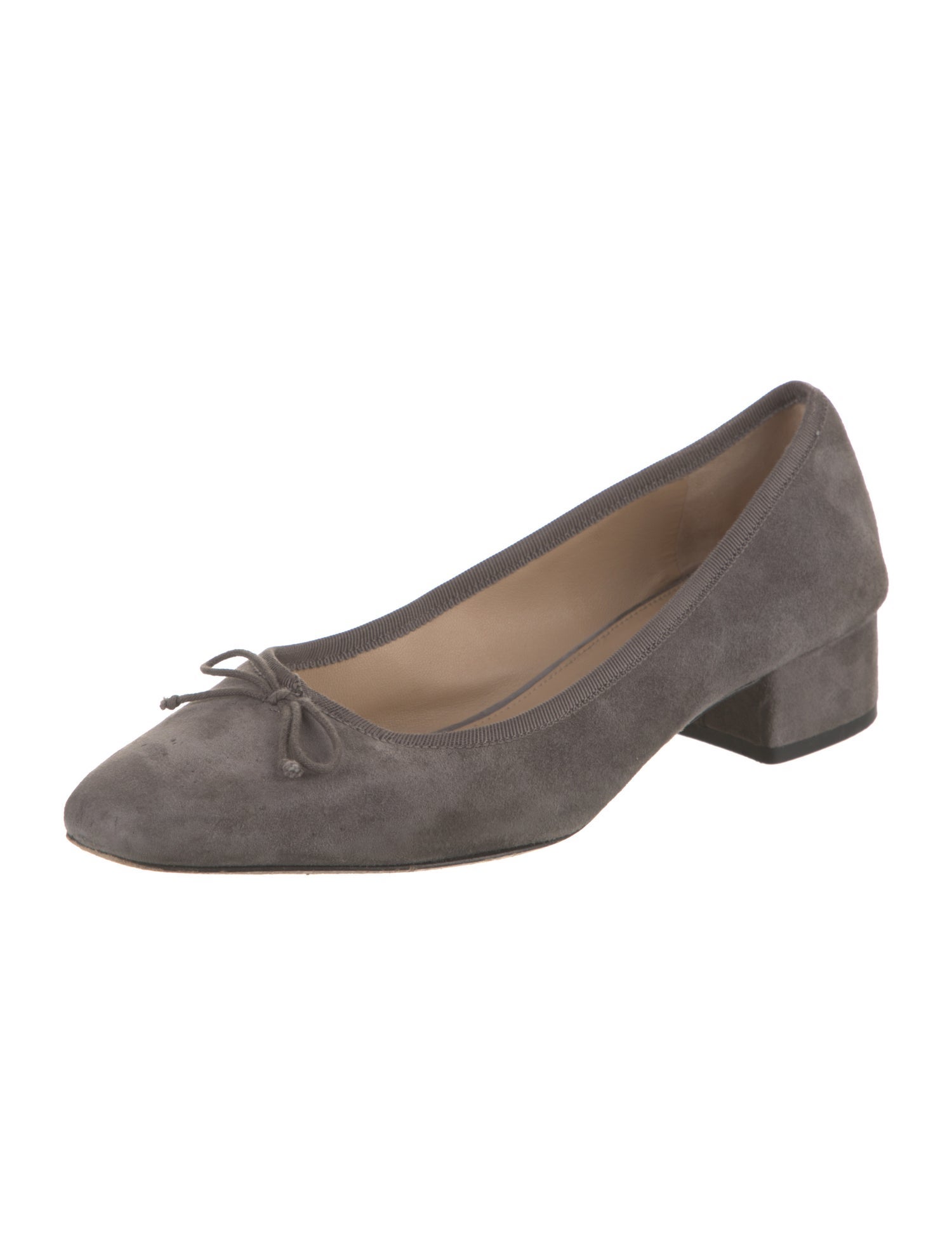 Veronica Beard Suede Bow Accents Pumps