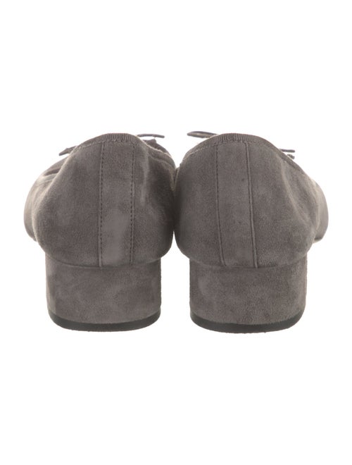 Veronica Beard Suede Bow Accents Pumps