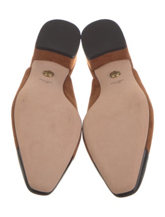 Veronica Beard Suede Printed Mules