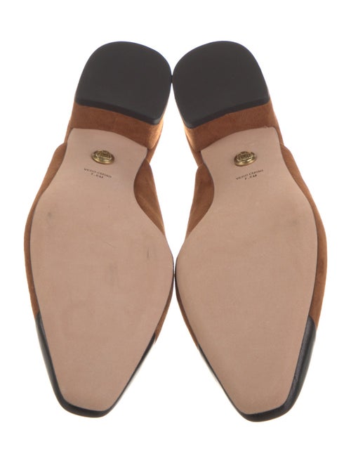 Veronica Beard Suede Printed Mules