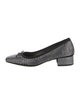 Veronica Beard Suede Bow Accents Ballet Flats