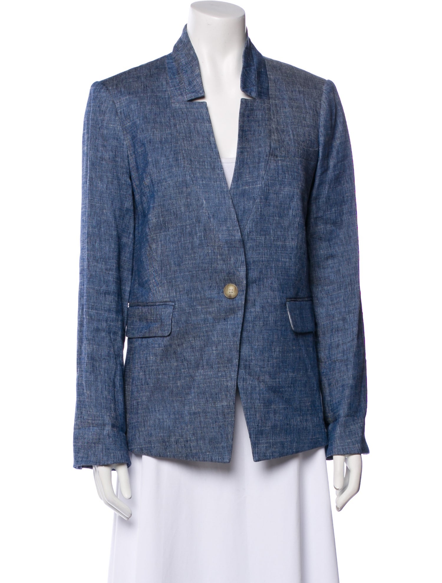 Veronica Beard Linen Denim Jacket