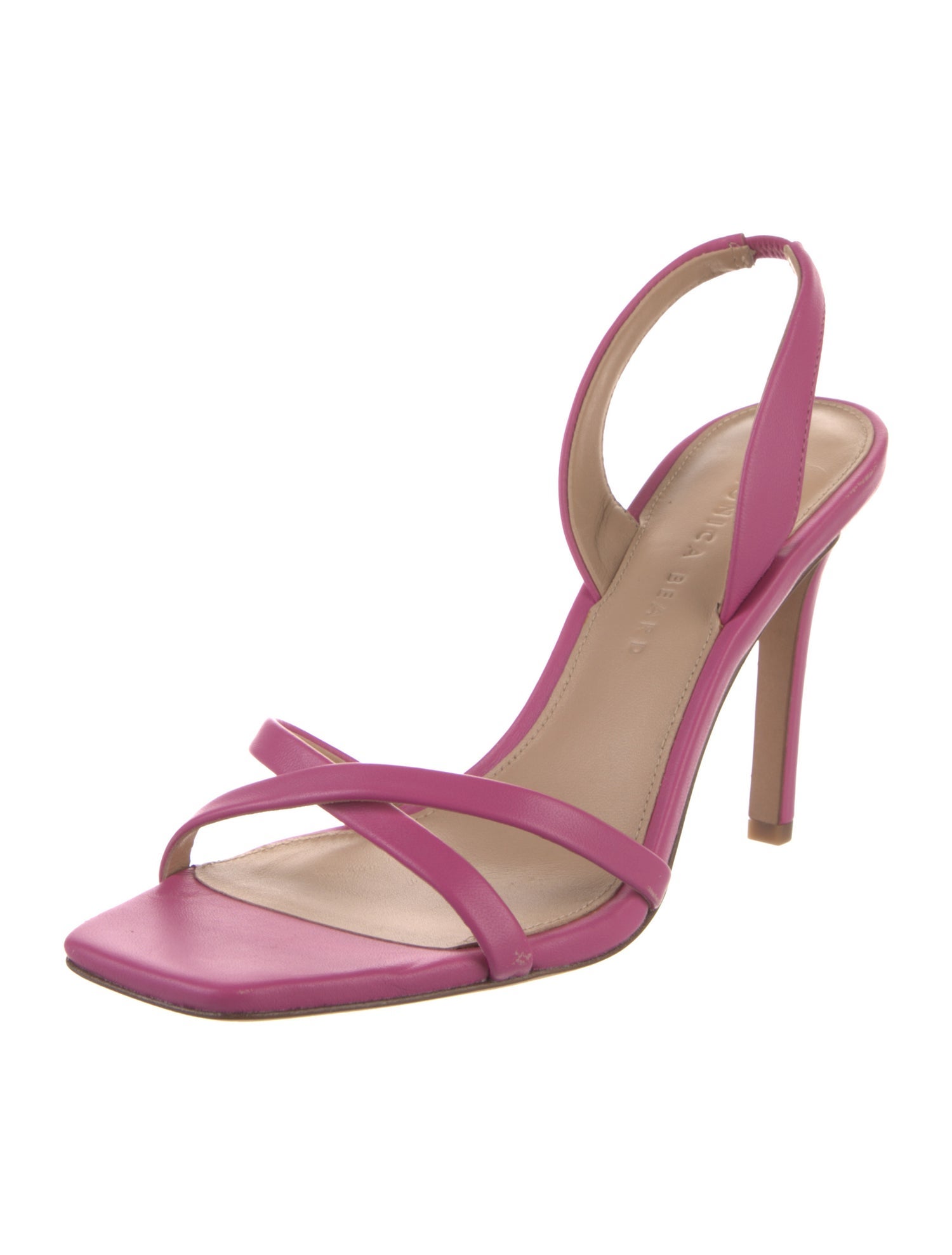 Veronica Beard Leather Slingback Sandals