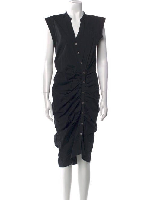 Veronica Beard V-Neck Midi Length Dress