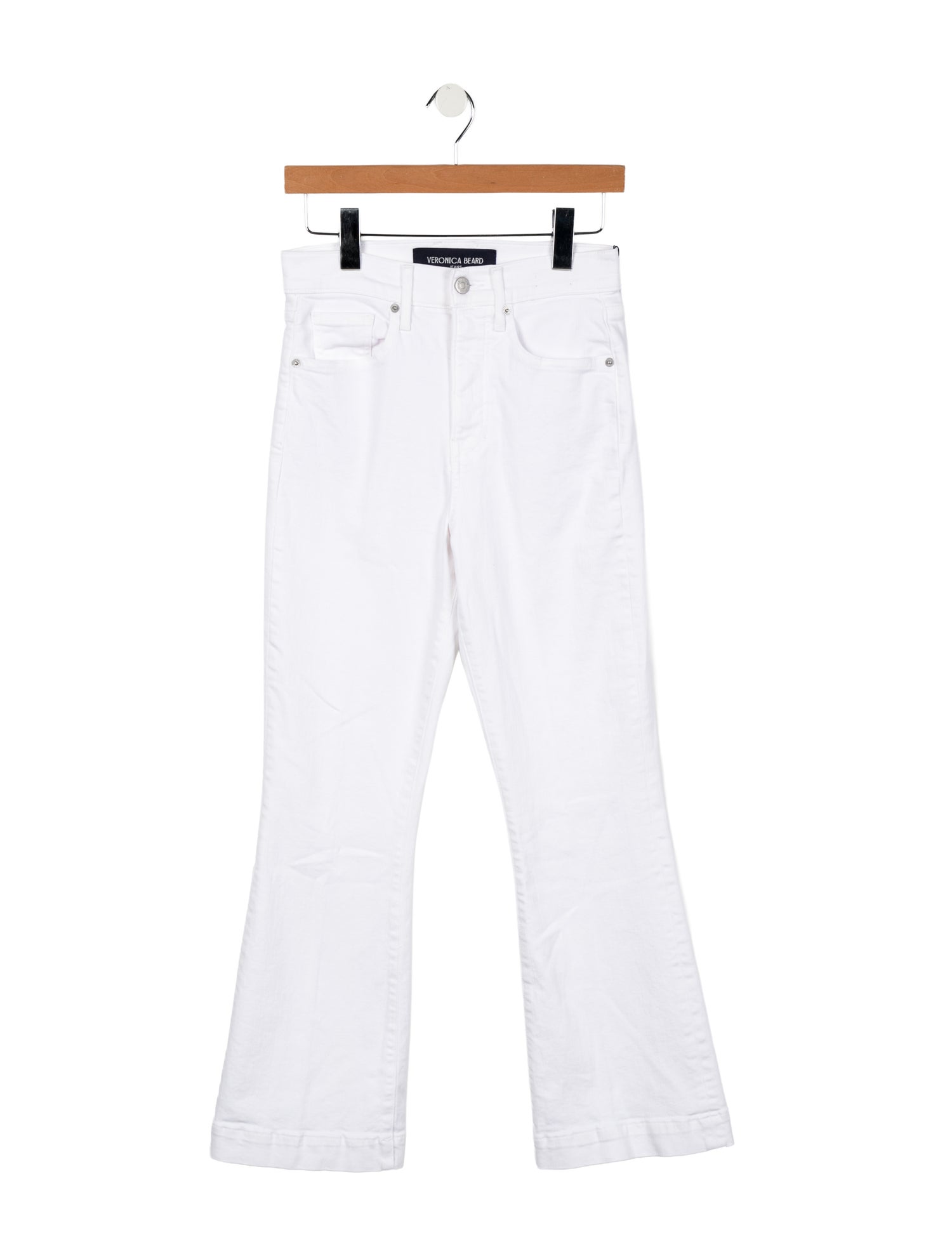 Veronica Beard High-Rise Wide Leg Jeans