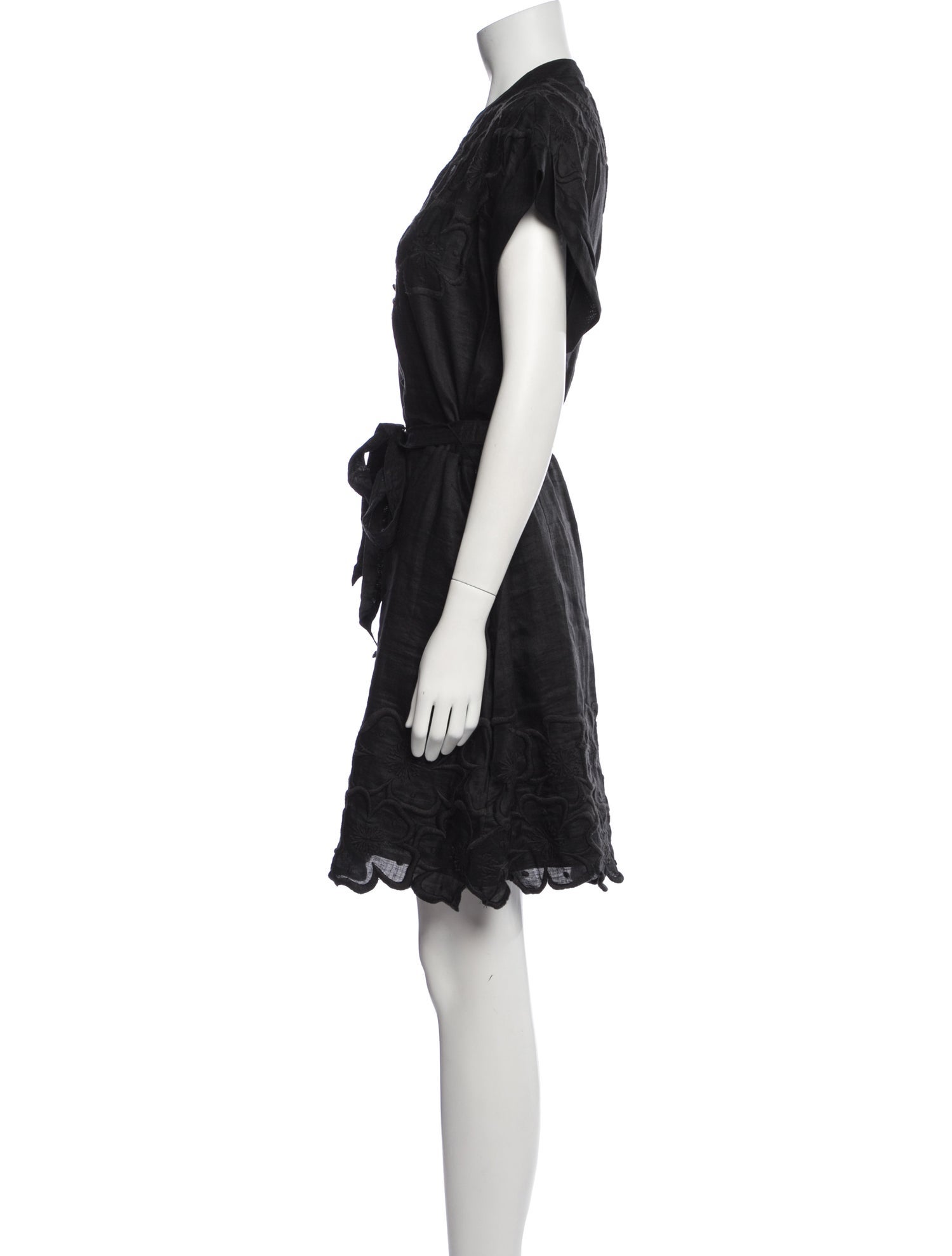 Veronica Beard V-Neck Mini Dress