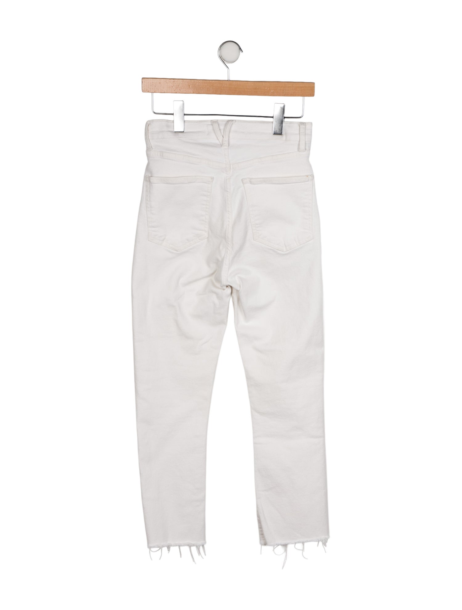 Veronica Beard High-Rise Straight Leg Jeans