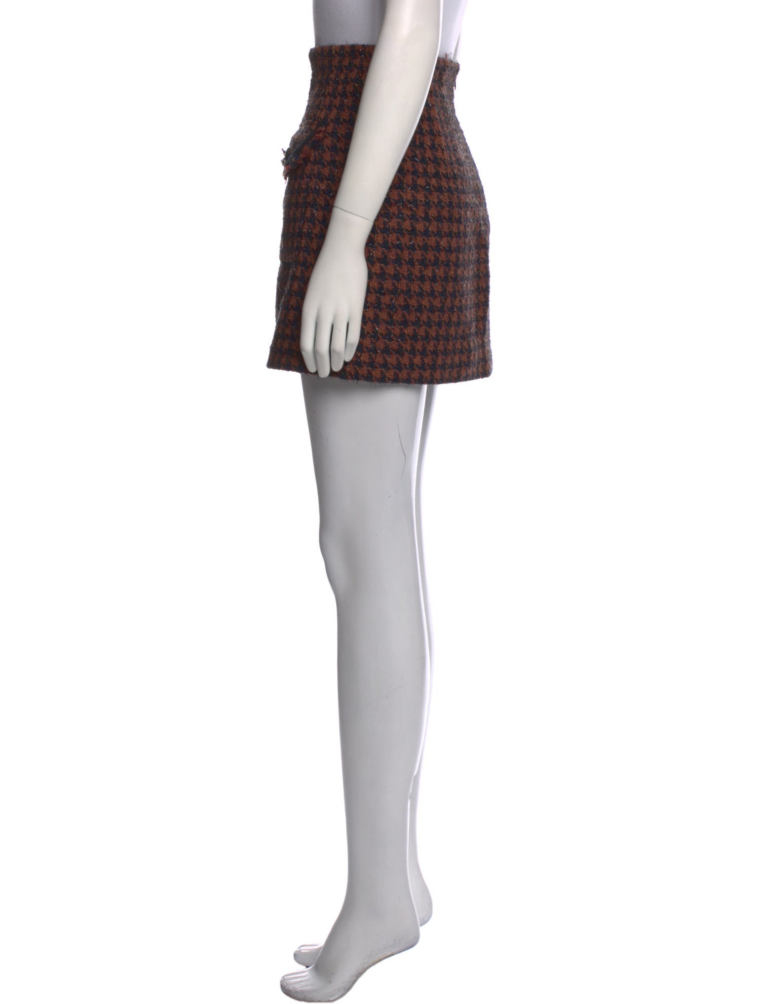 Veronica Beard Printed Mini Skirt