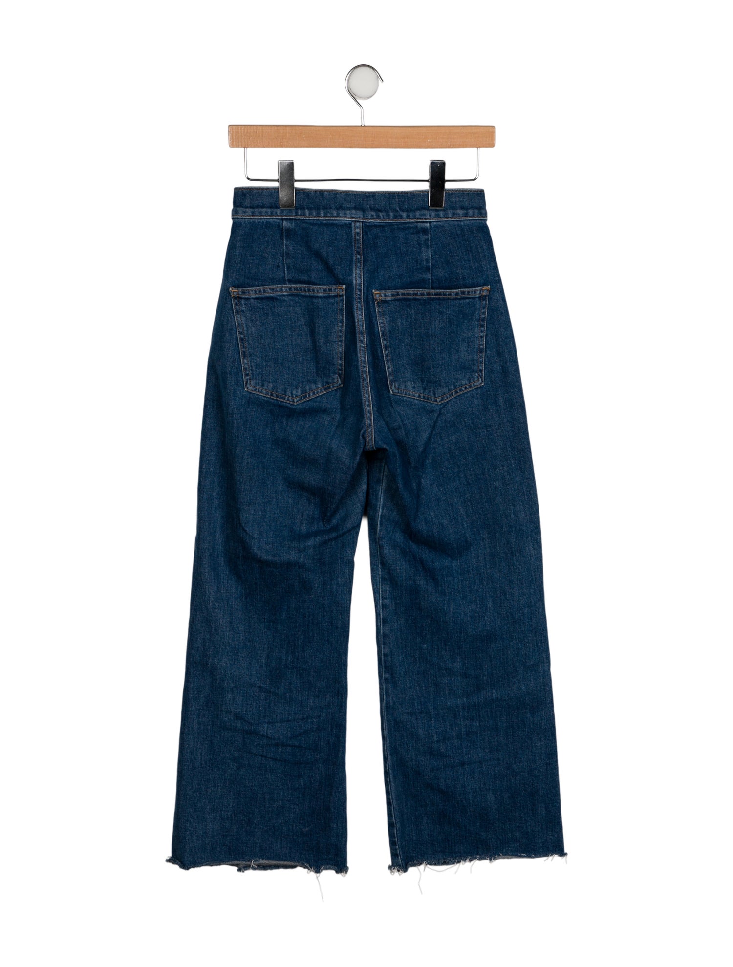 Veronica Beard High-Rise Wide Leg Jeans