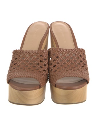 Veronica Beard Leather Slides