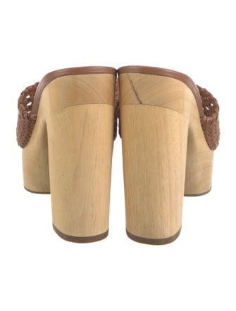 Veronica Beard Leather Slides