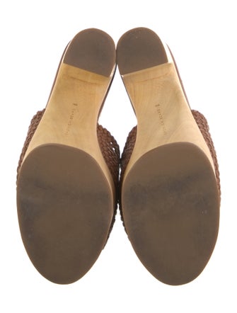 Veronica Beard Leather Slides