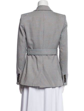 Veronica Beard Plaid Print Blazer