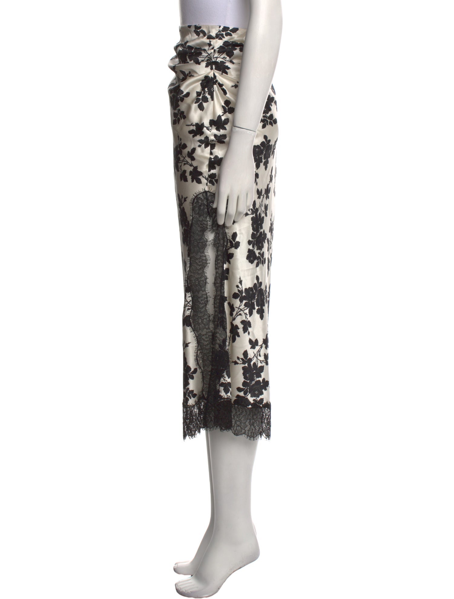 Veronica Beard Silk Midi Length Skirt