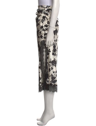 Veronica Beard Silk Midi Length Skirt