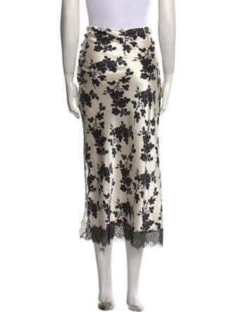 Veronica Beard Silk Midi Length Skirt