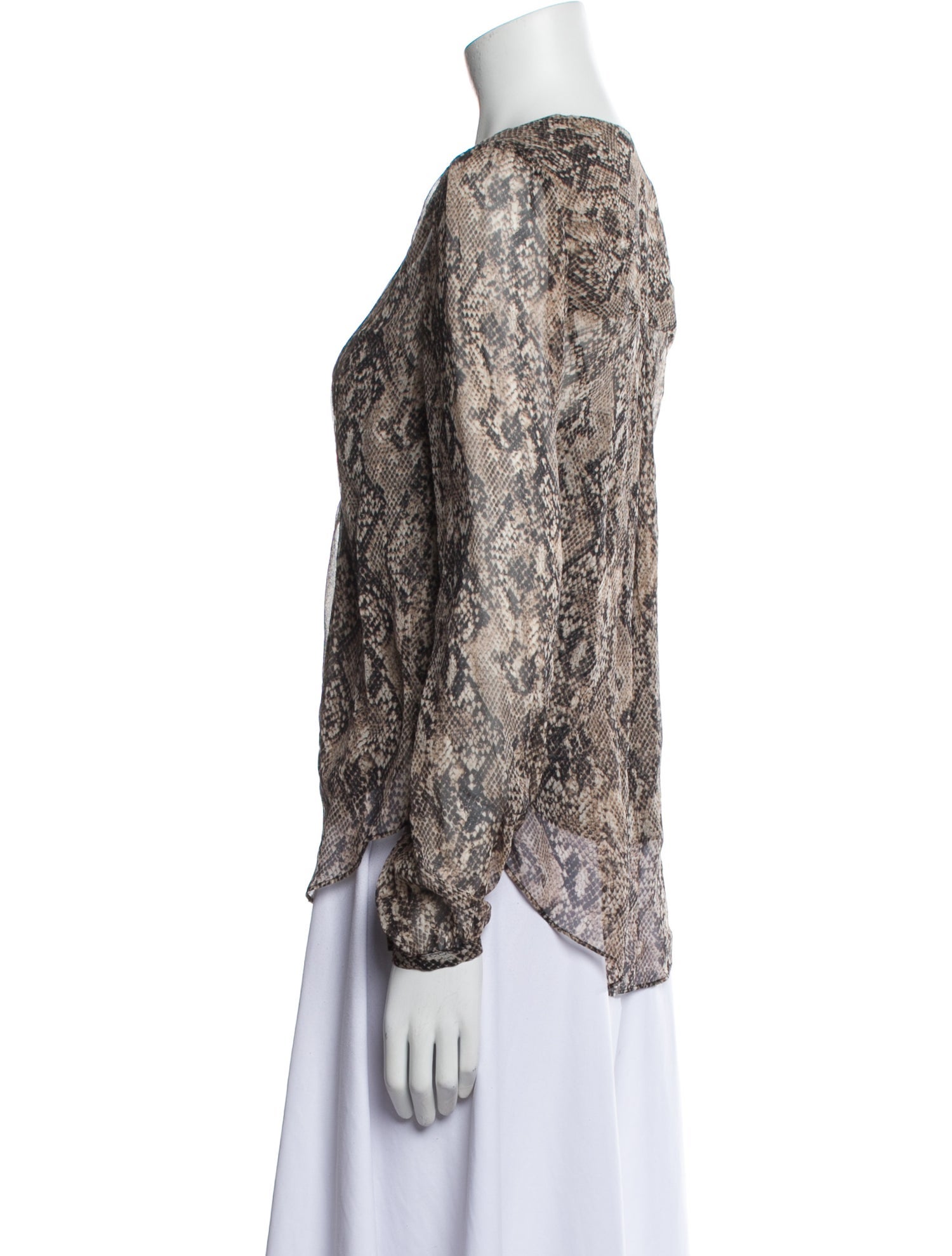 Veronica Beard Silk Printed Blouse