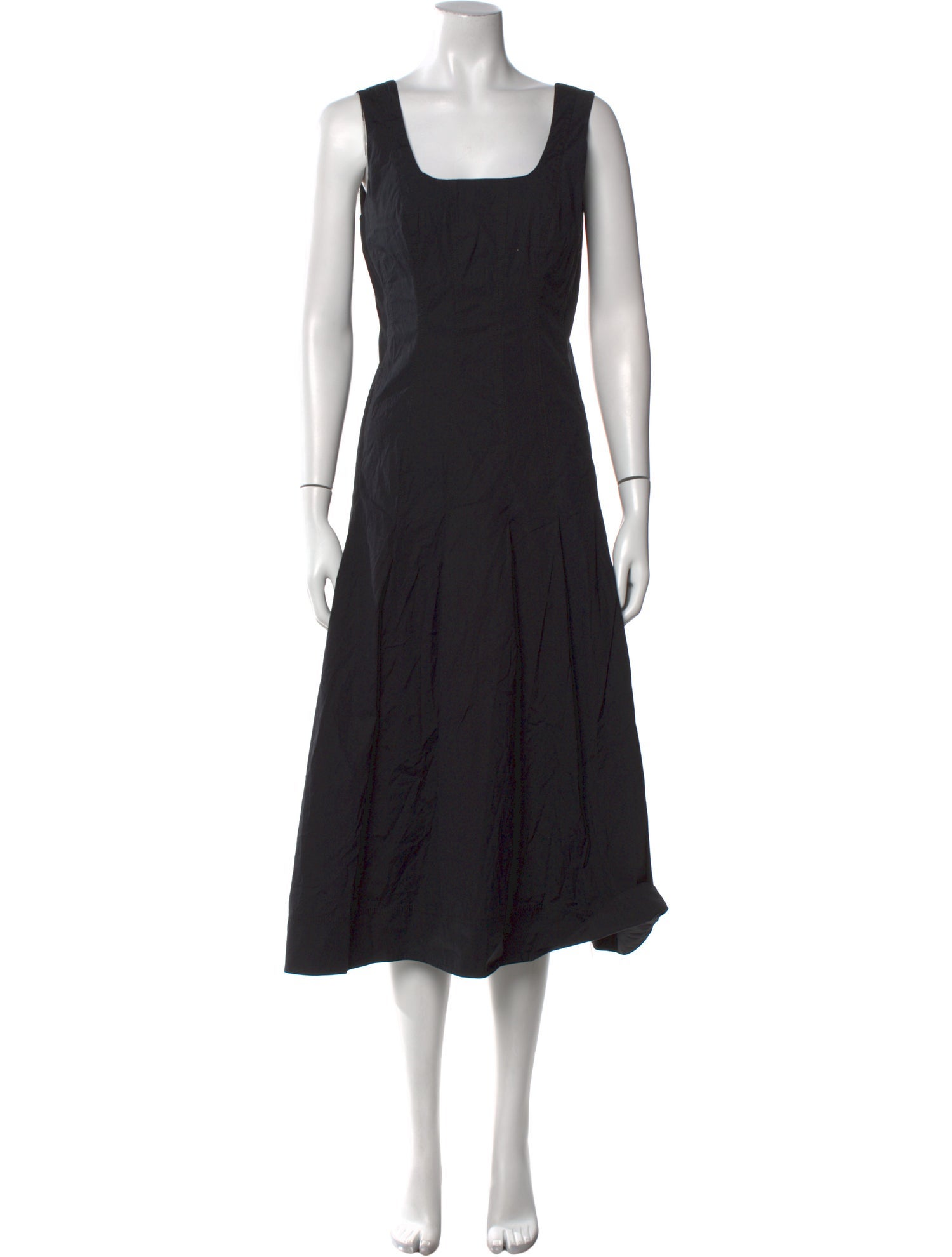 Veronica Beard Square Neckline Midi Length Dress