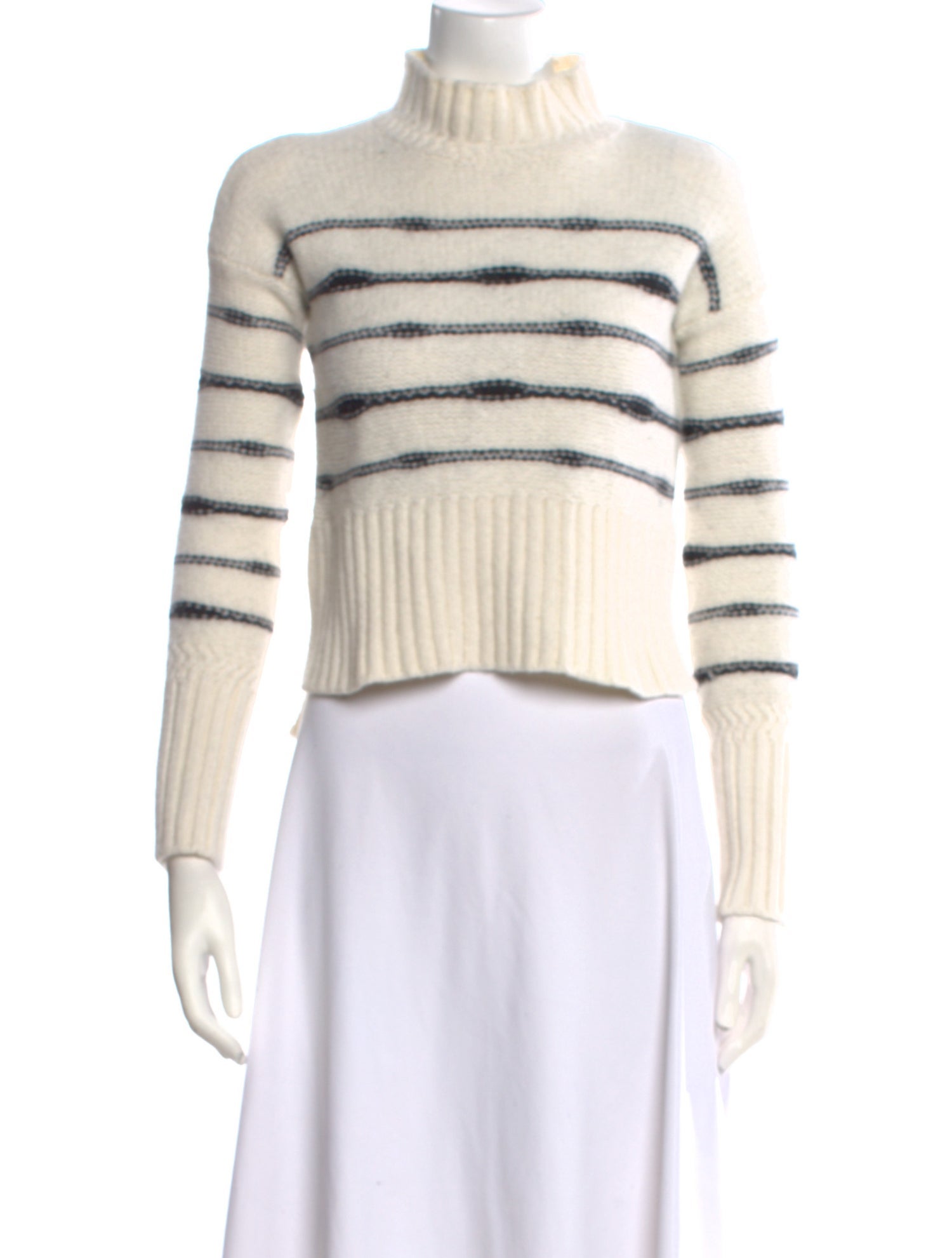Veronica Beard Wool Striped Sweater