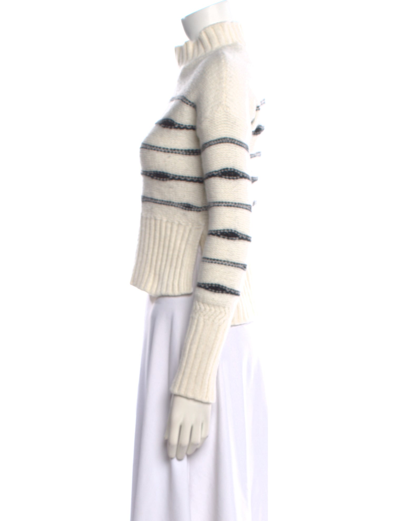 Veronica Beard Wool Striped Sweater
