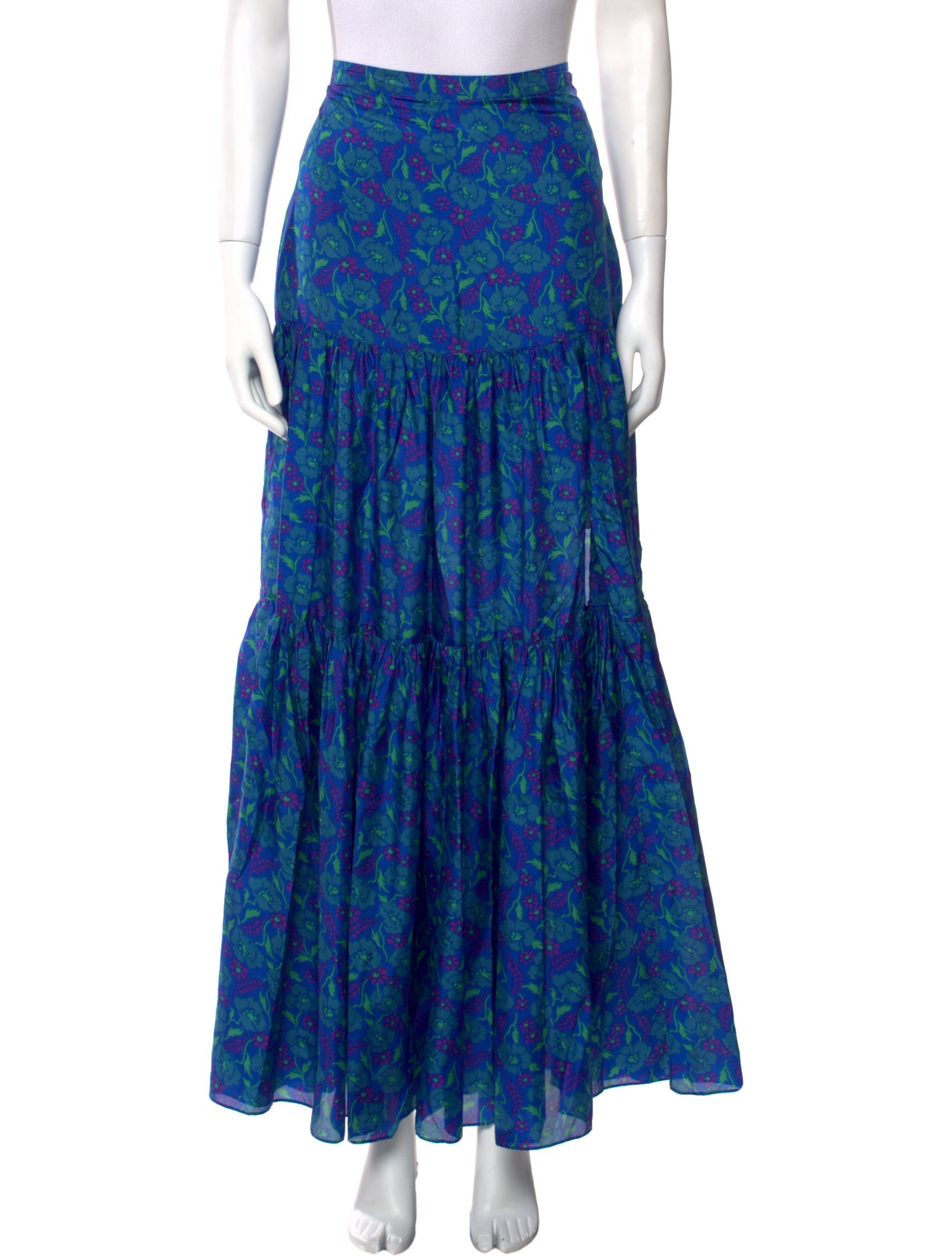 Veronica Beard Silk Long Skirt