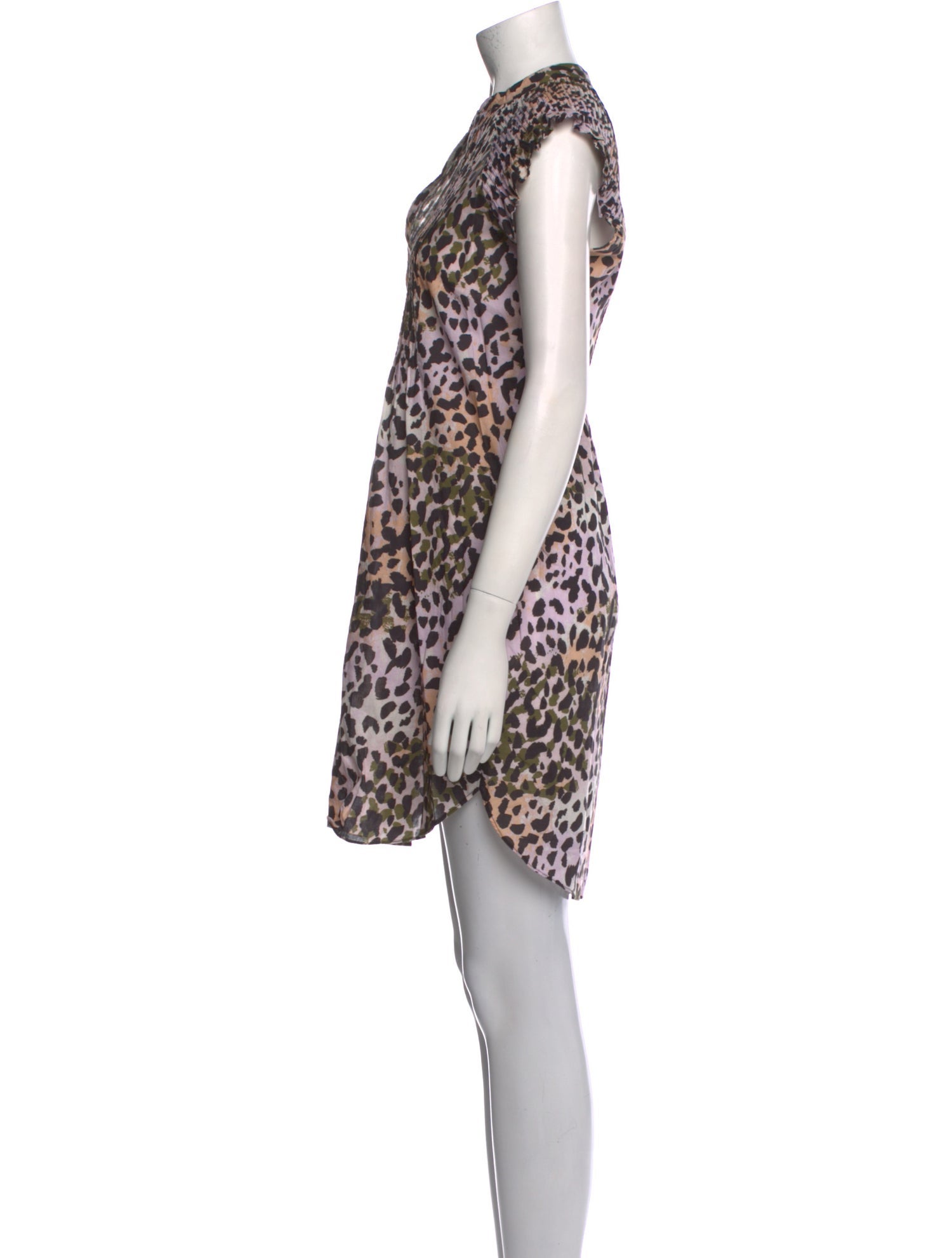 Veronica Beard Animal Print Mini Dress