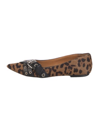 Veronica Beard Ponyhair Printed Ballet Flats
