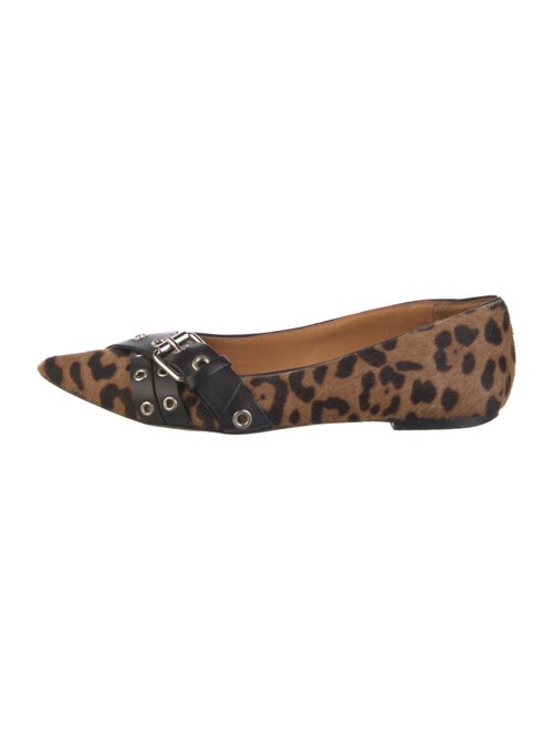 Veronica Beard Ponyhair Printed Ballet Flats