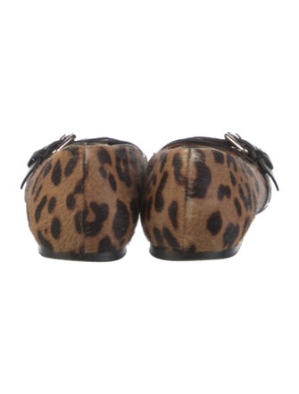 Veronica Beard Ponyhair Printed Ballet Flats