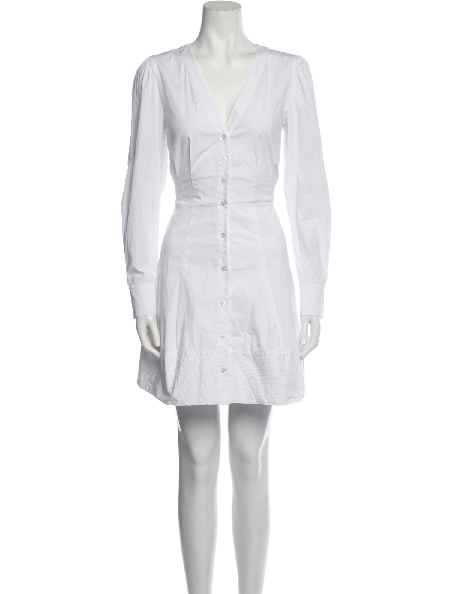 Veronica Beard V-Neck Mini Dress