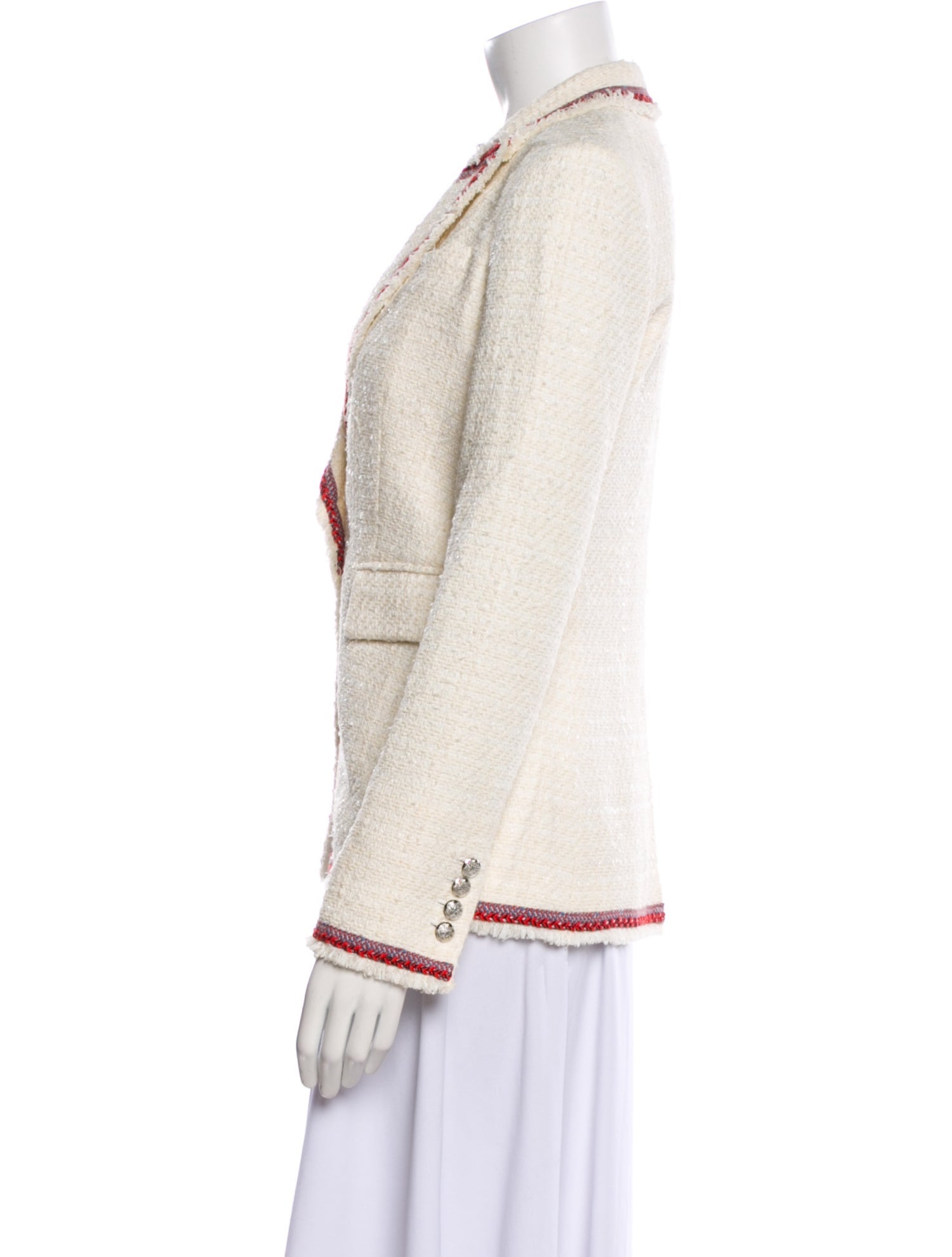 Veronica Beard Tweed Pattern Blazer