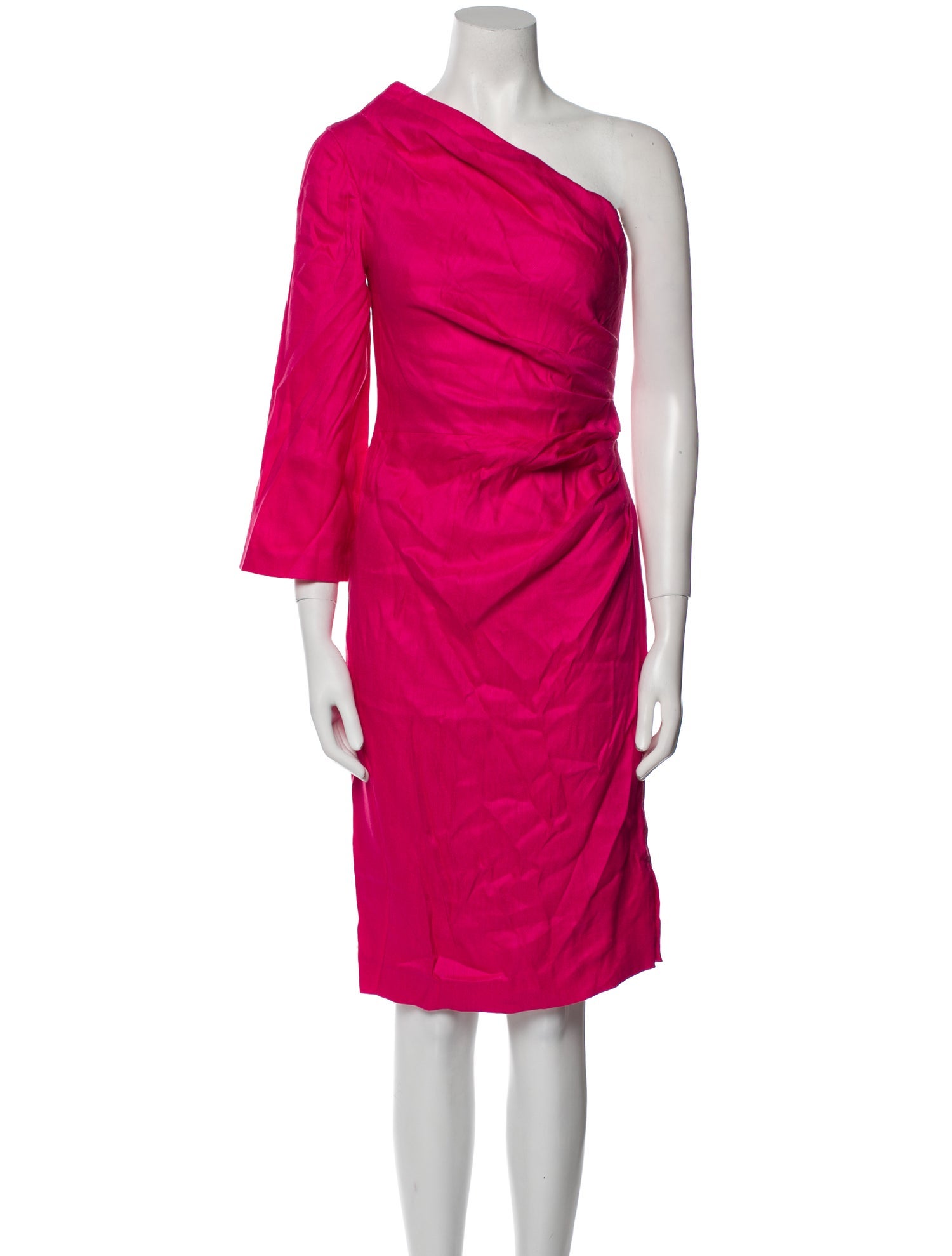 Veronica Beard One-Shoulder Knee-Length Dress