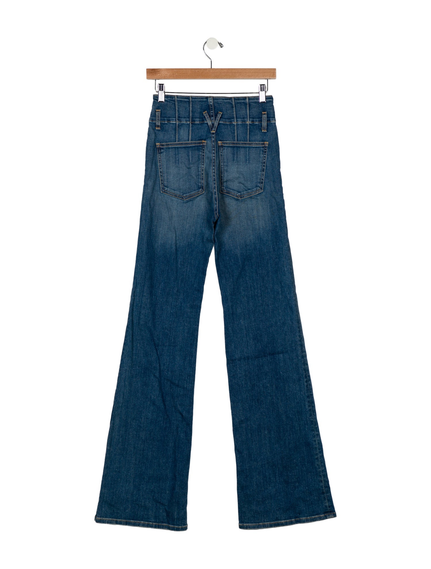 Veronica Beard High-Rise Wide Leg Jeans