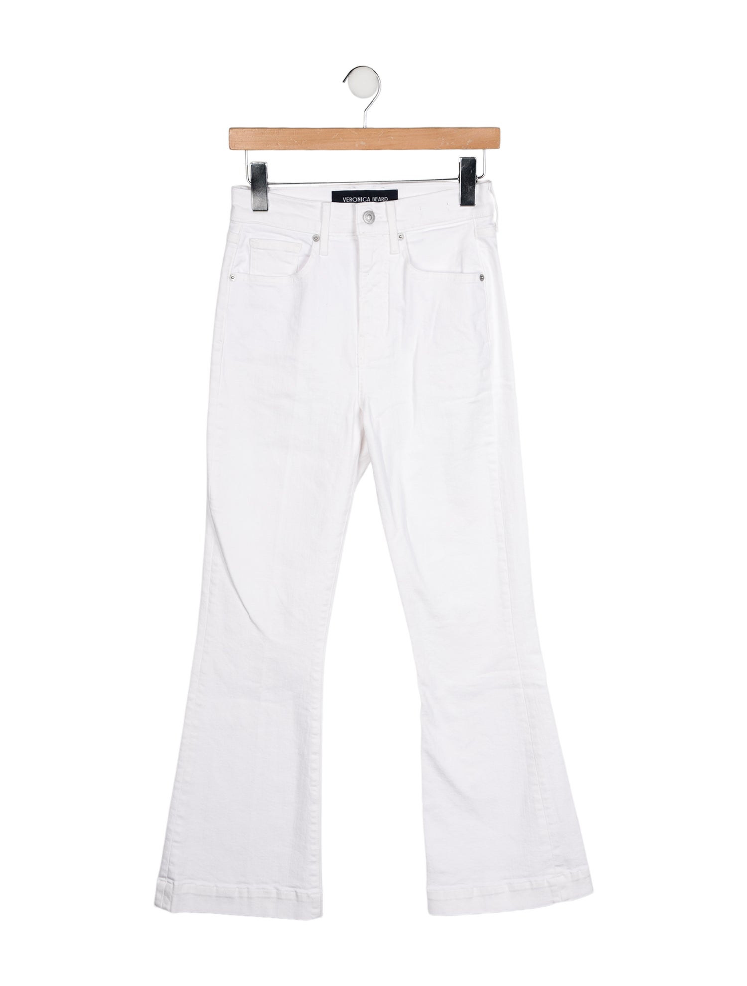 Veronica Beard High-Rise Wide Leg Jeans