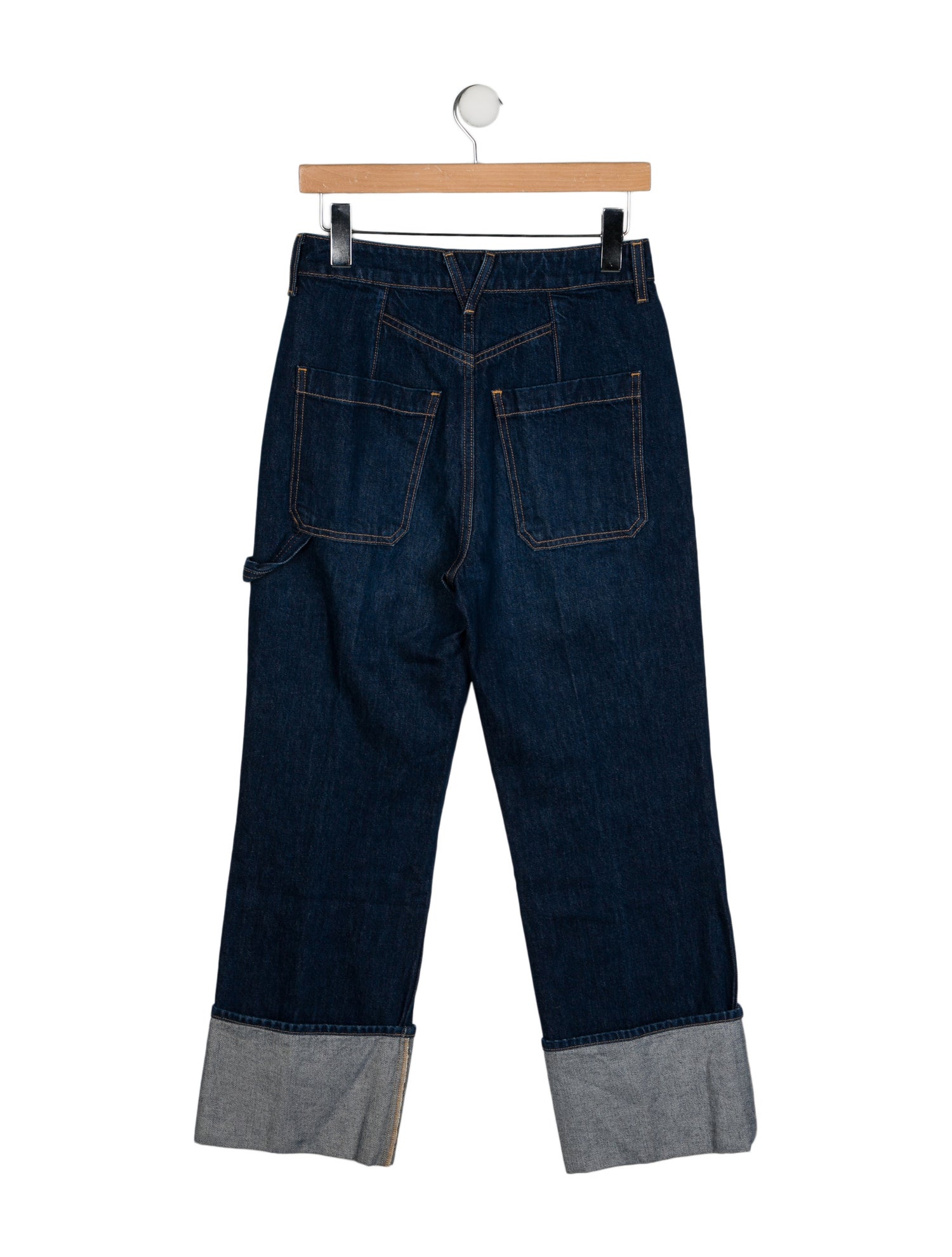Veronica Beard High-Rise Wide Leg Jeans