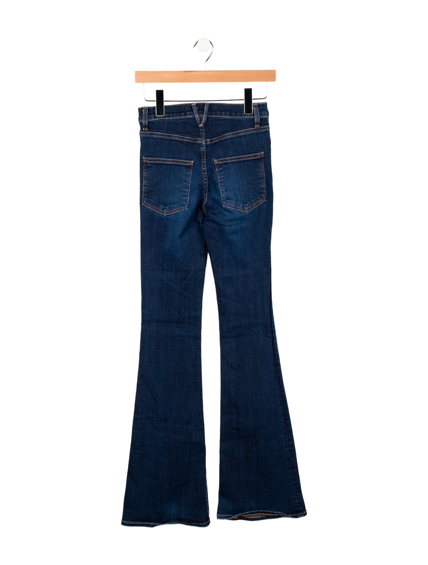Veronica Beard Mid-Rise Wide Leg Jeans