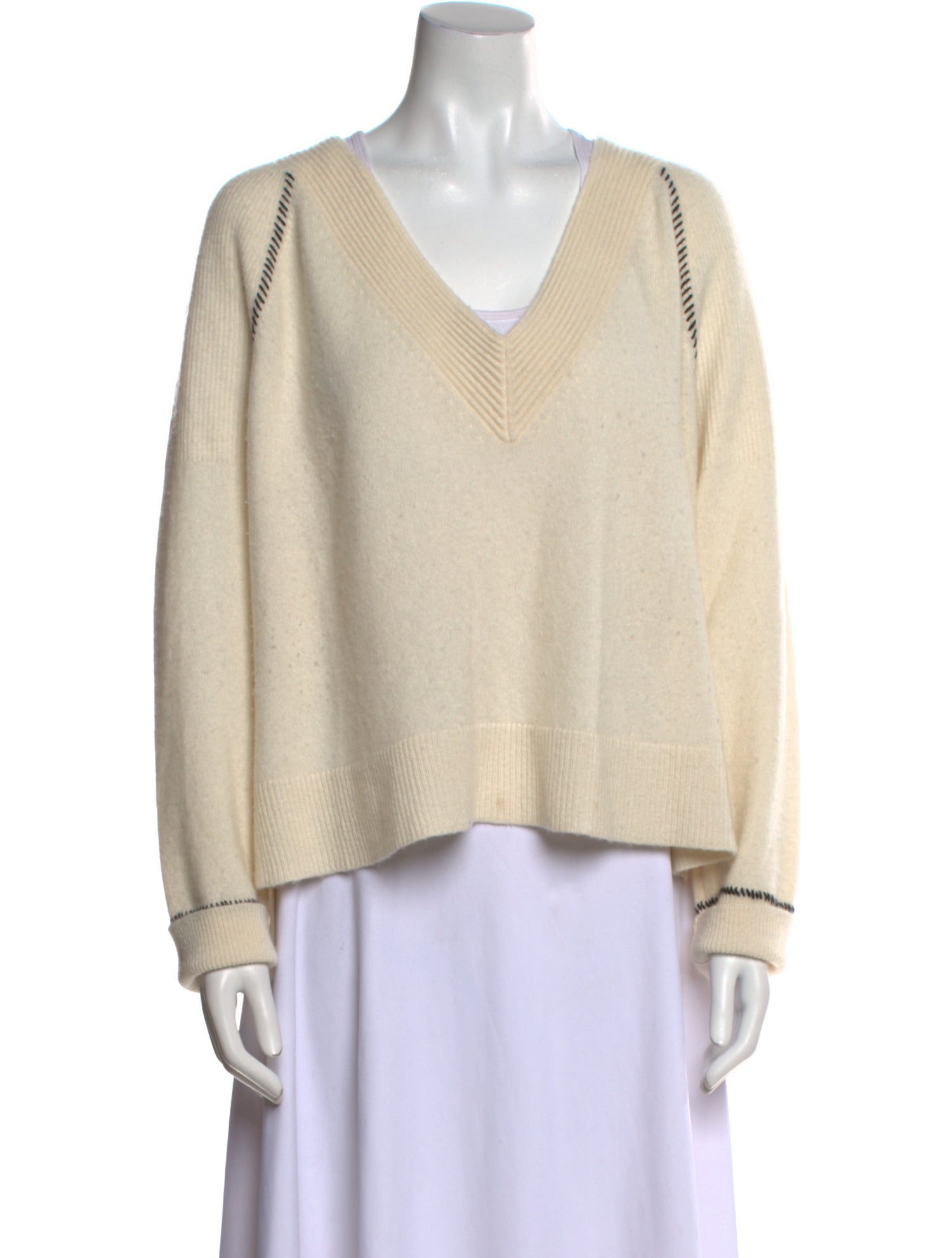 Veronica Beard Cashmere V-Neck Sweater