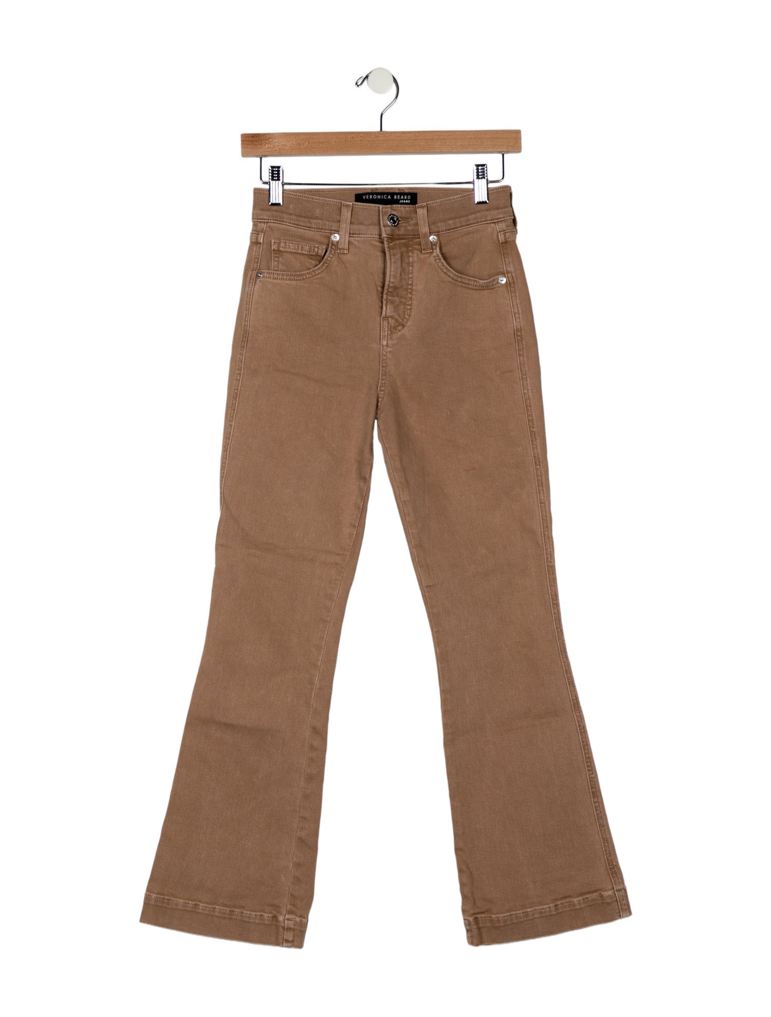 Veronica Beard High-Rise Wide Leg Jeans