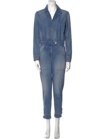 Veronica Beard V-Neck Jumpsuit