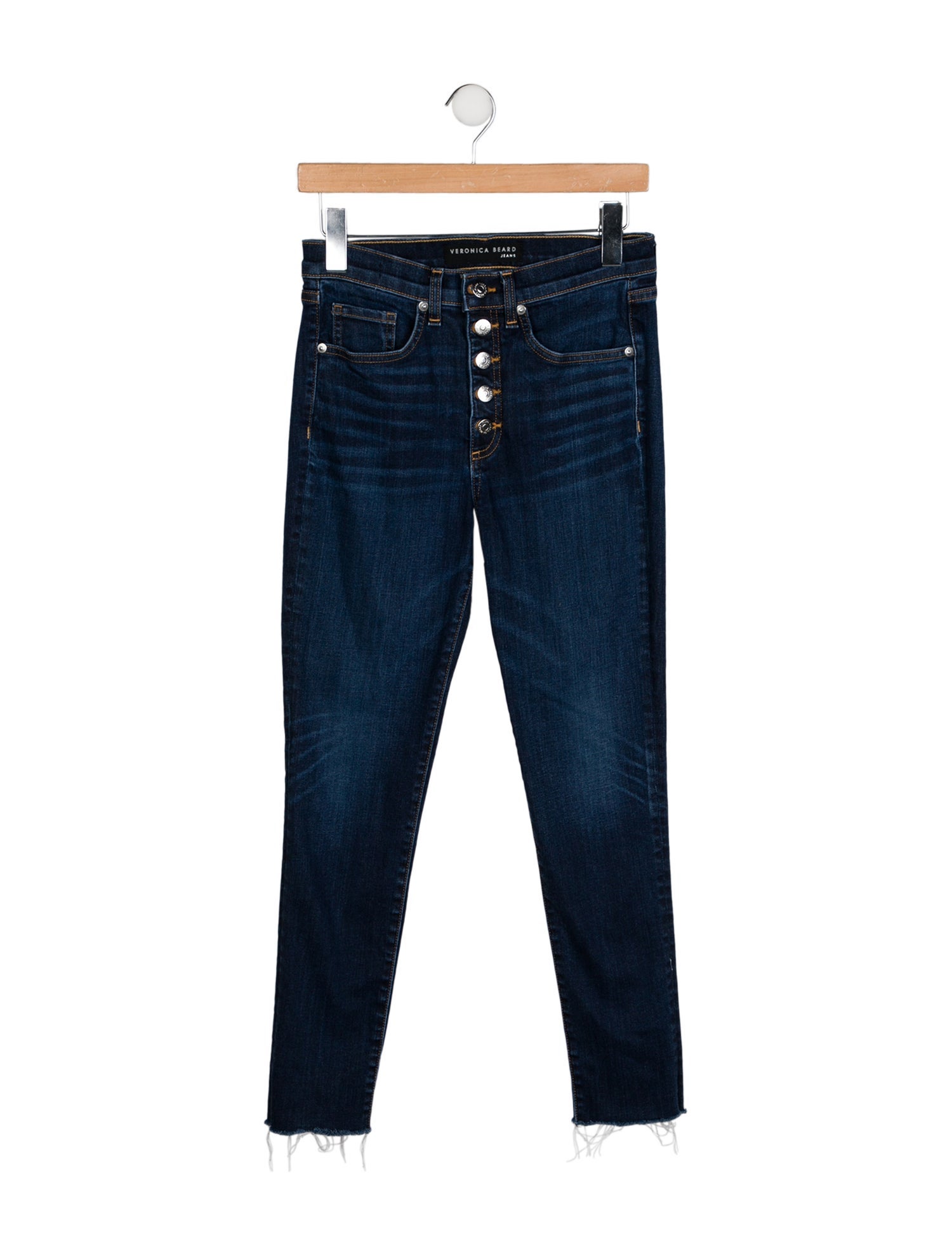 Veronica Beard Mid-Rise Skinny Leg Jeans