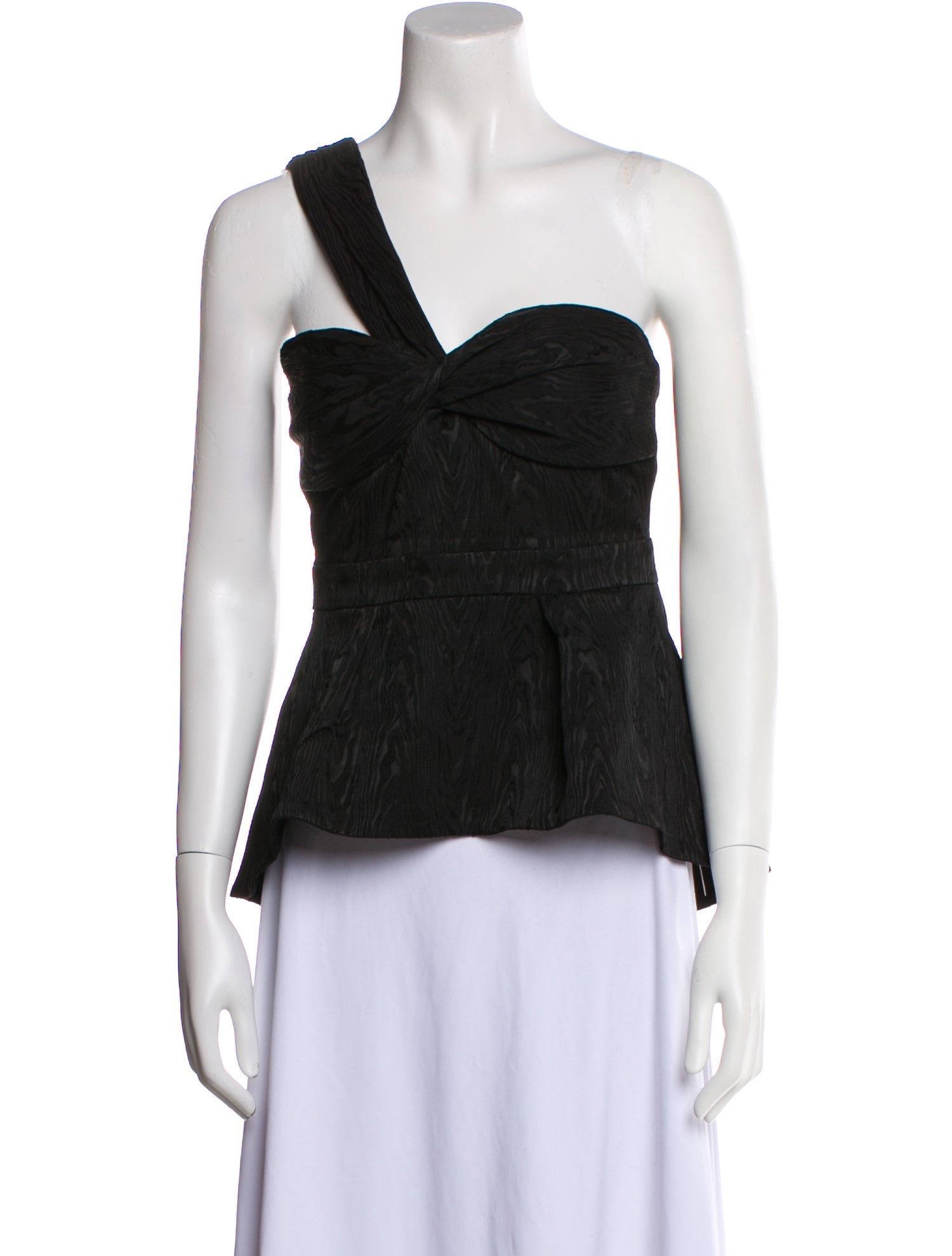 Veronica Beard One-Shoulder Sleeveless Top w/ Tags