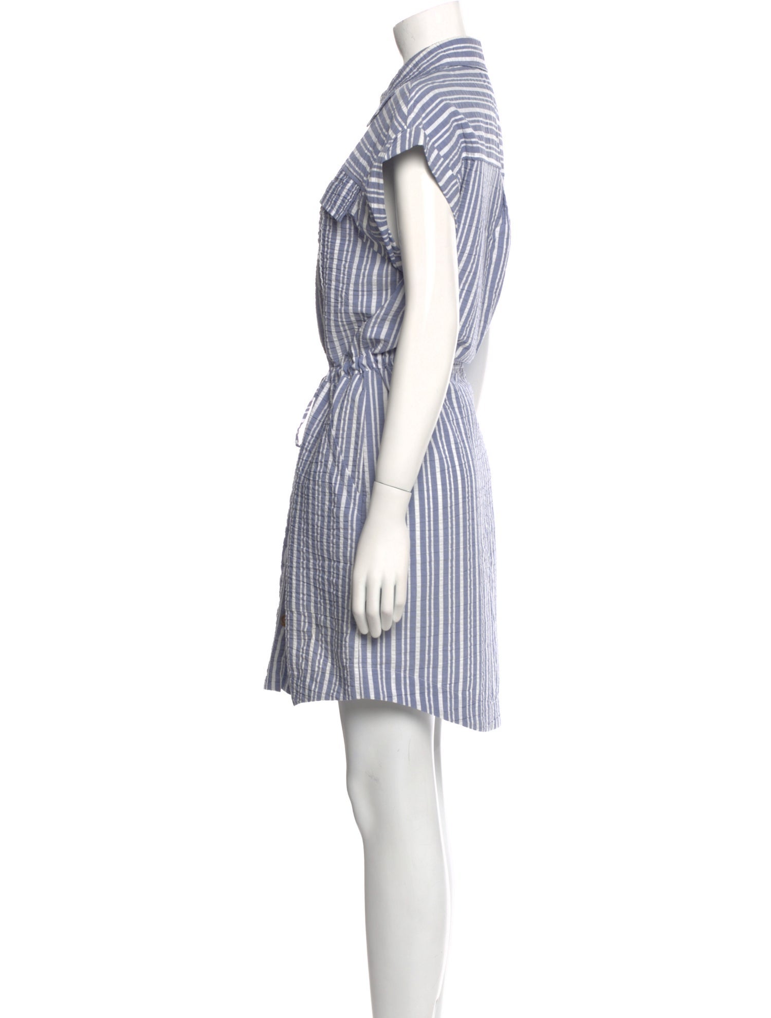 Veronica Beard Striped Knee-Length Dress