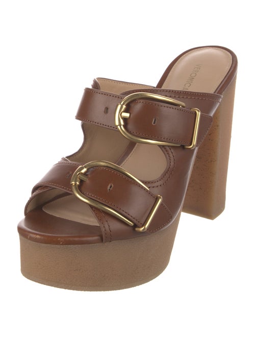 Veronica Beard Leather Slides