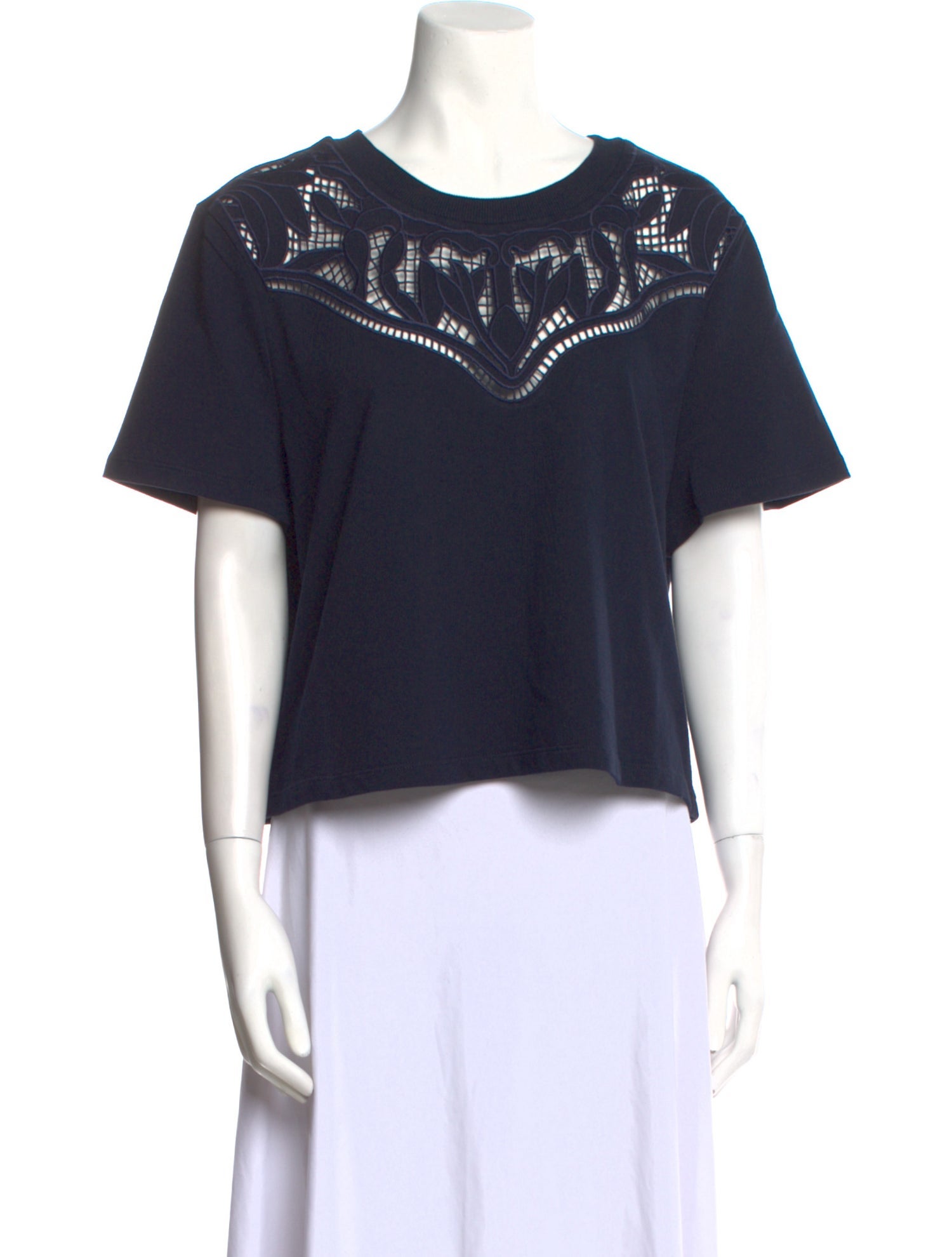 Dries Van Noten Crew Neck Short Sleeve Sweatshirt - Black