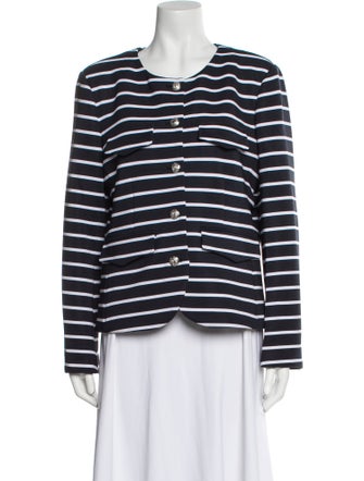 Veronica Beard Striped Evening Jacket