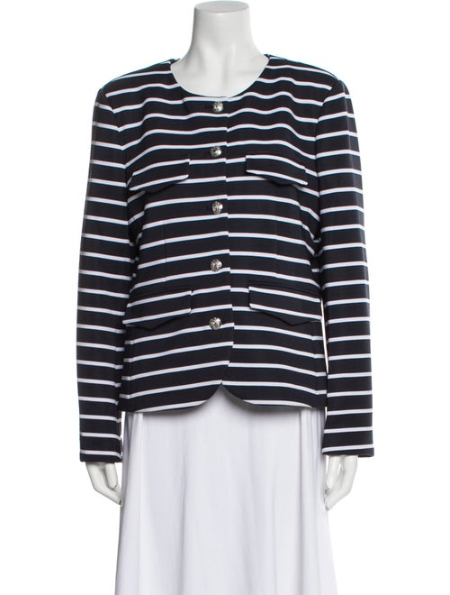 Veronica Beard Striped Evening Jacket