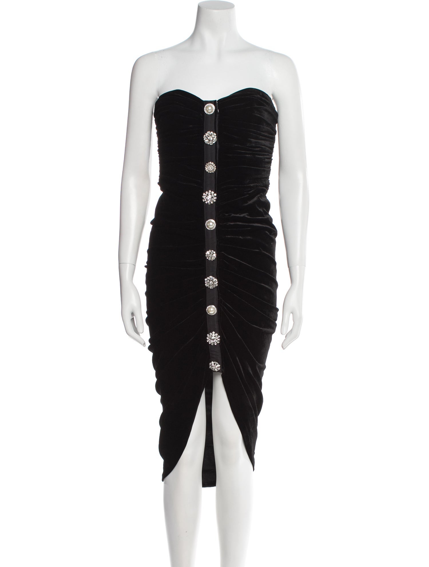 Veronica Beard Strapless Midi Length Dress