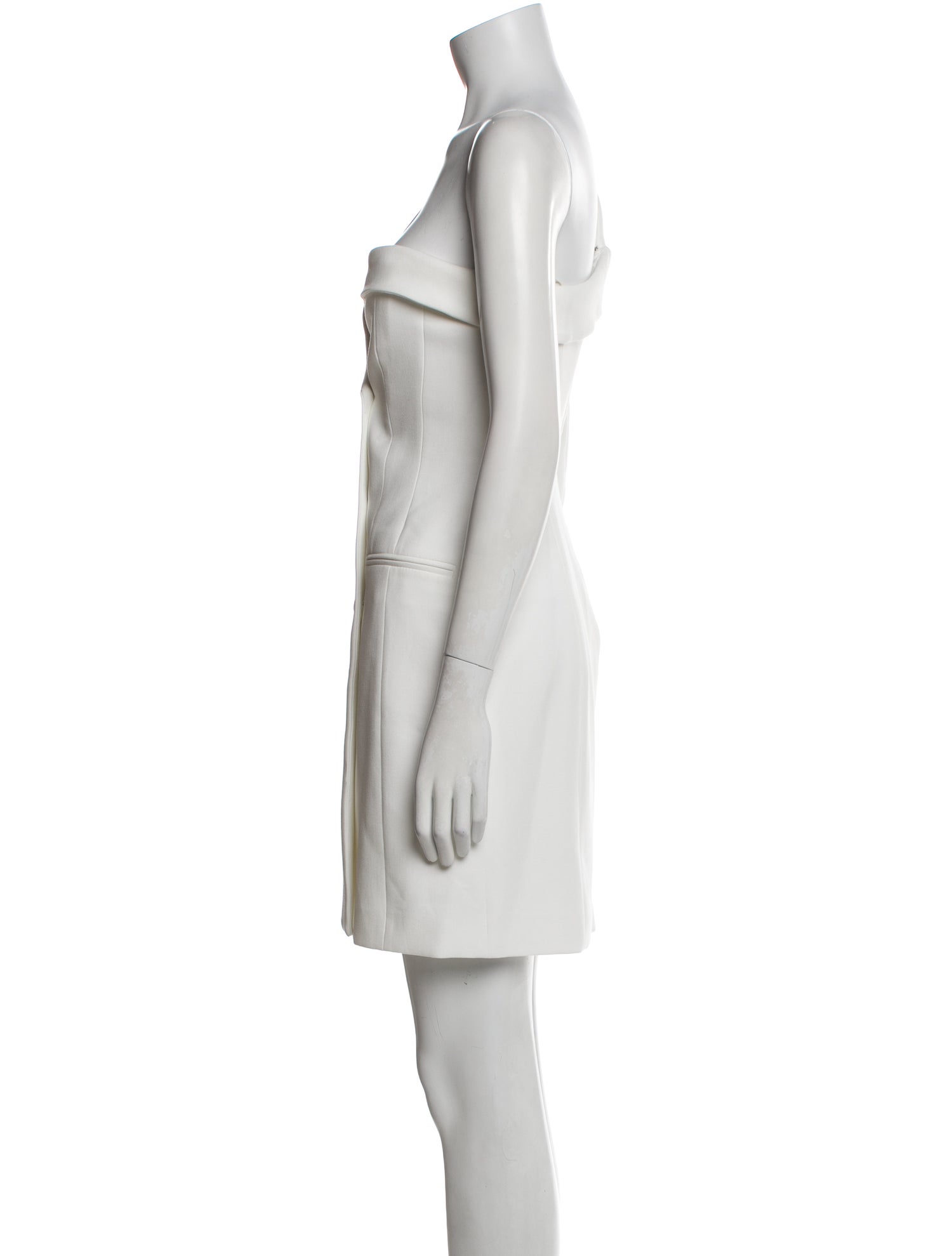 Veronica Beard One-Shoulder Mini Dress