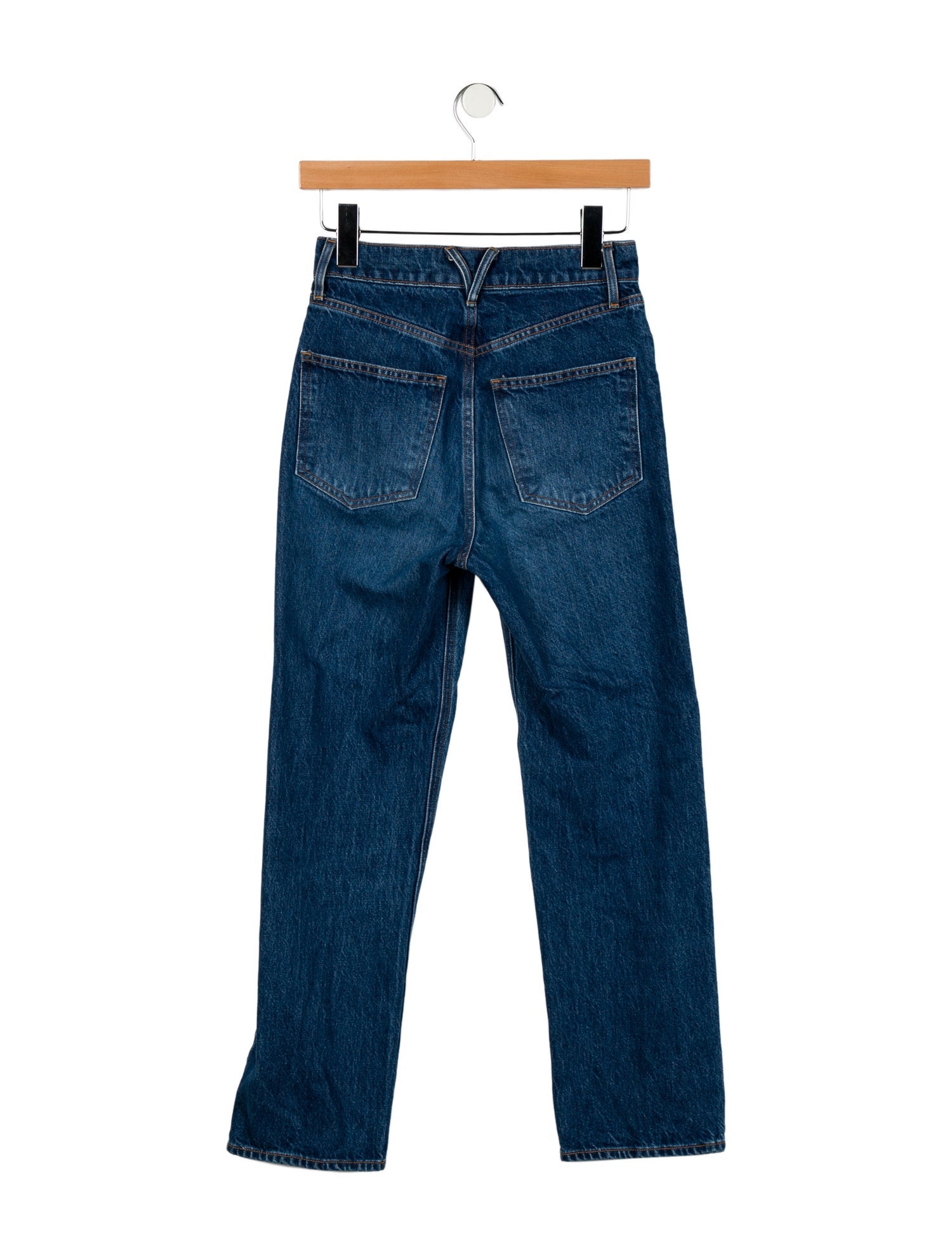 Veronica Beard High-Rise Straight Leg Jeans